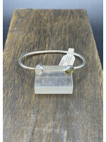 Bracelet Labradorite w/Herkimer Diamond SS