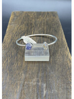 Bracelet Tanzanite w/Herkimer Diamond SS
