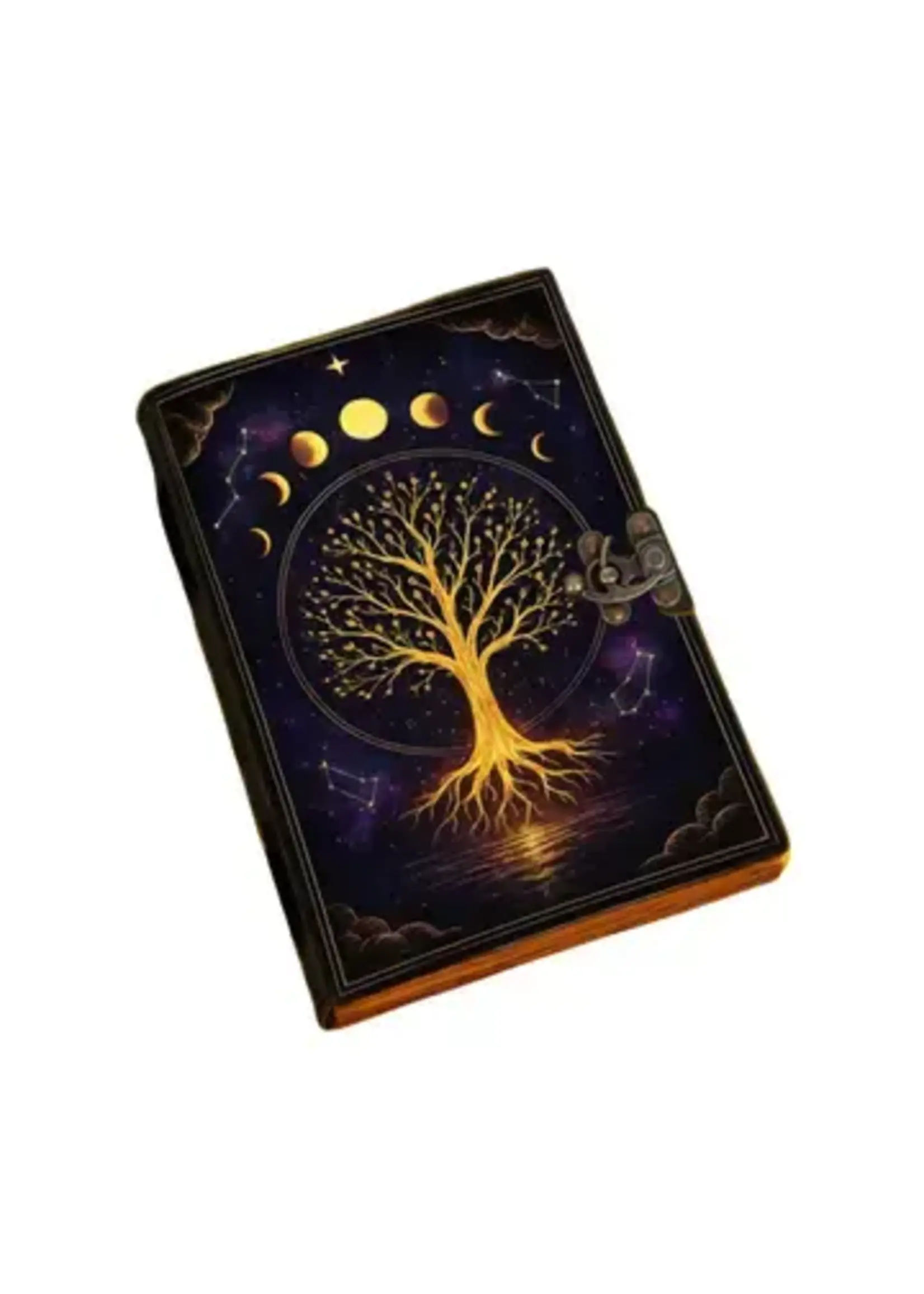 Journal Gothic Tree of Life Book of Shawdows Leather