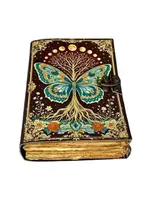 Leather Butterfly Notebook