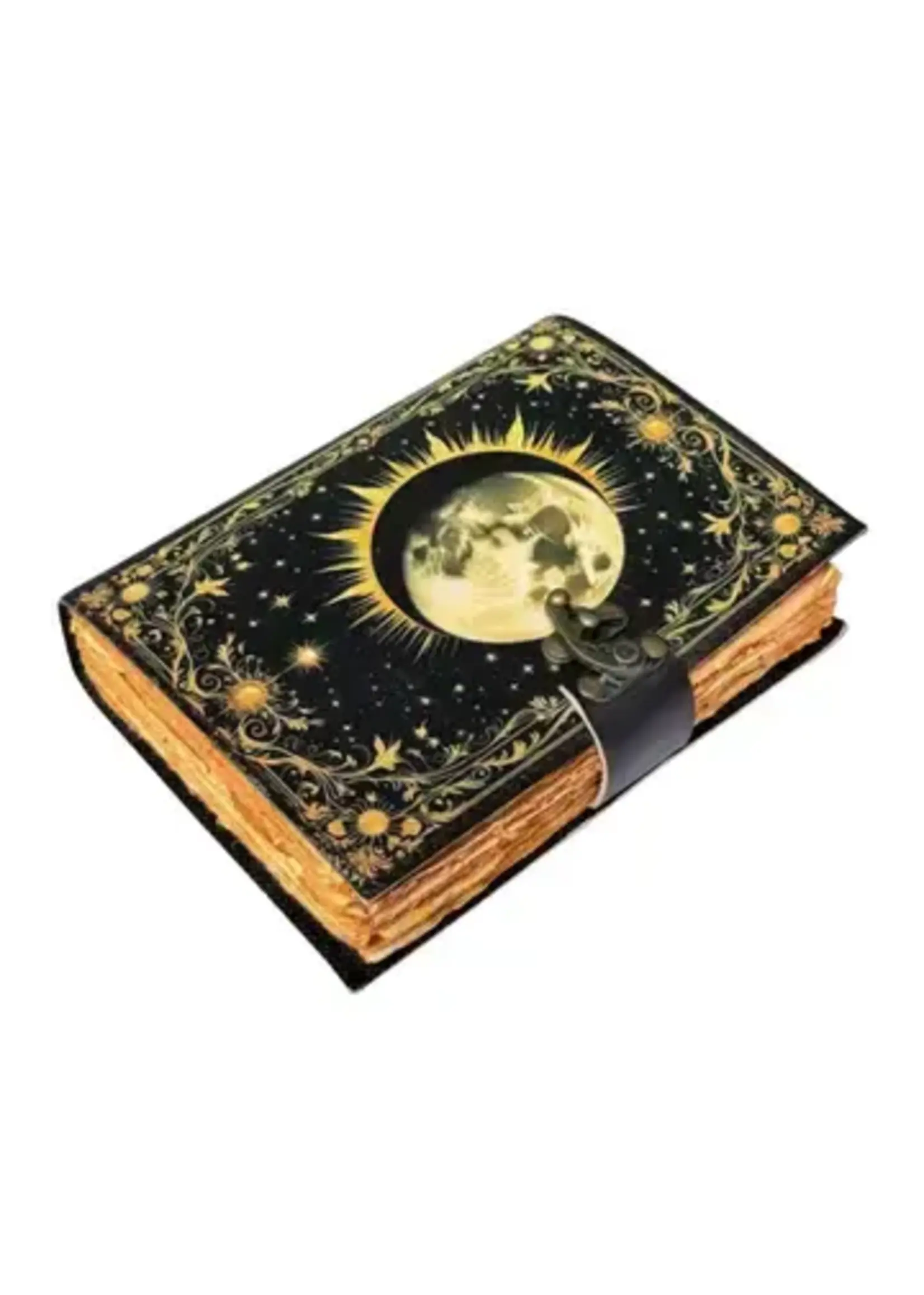 Solar Eclipse Leather Notebook