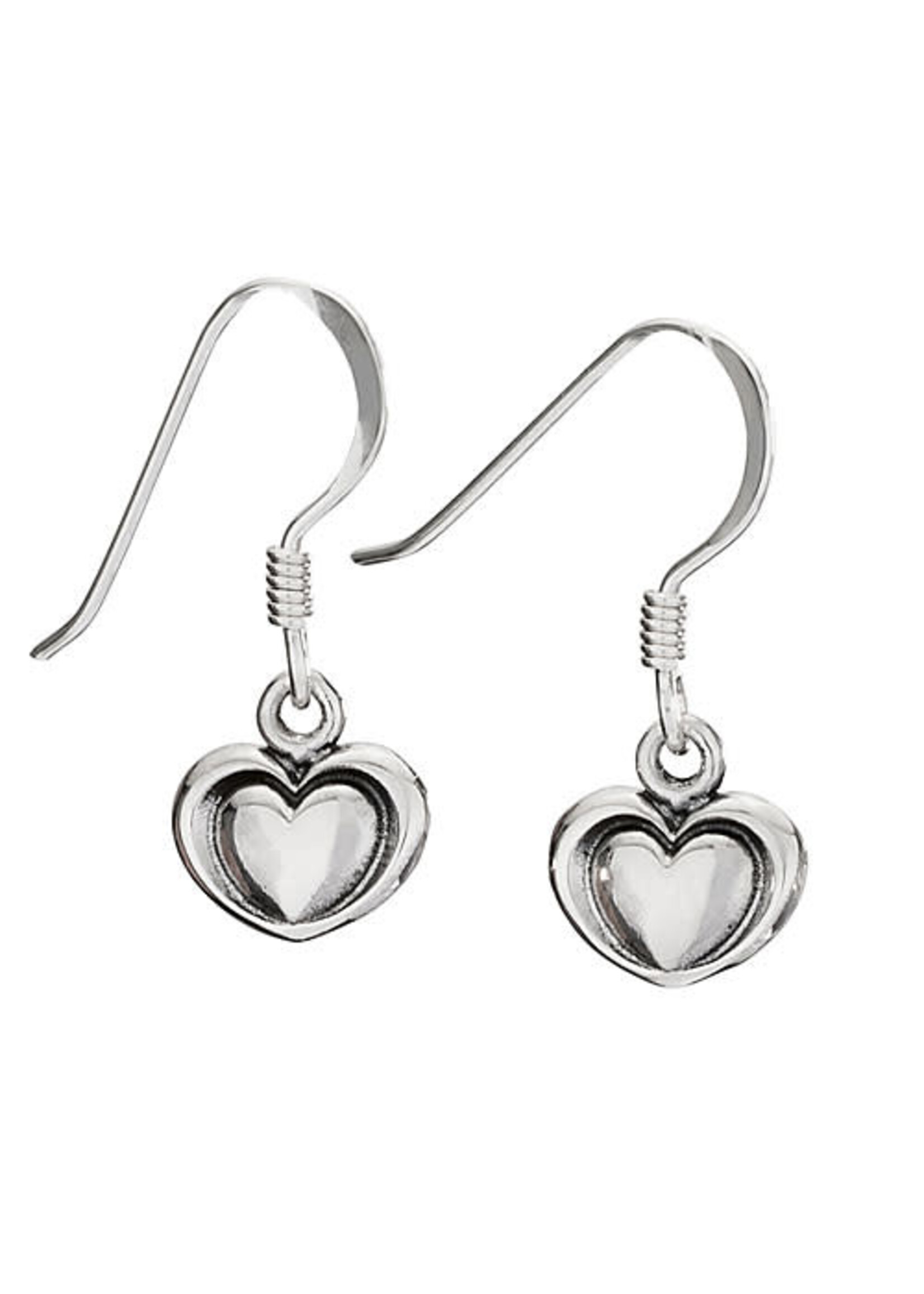 Tiger Mountain Heart in Heart Dangle Earring