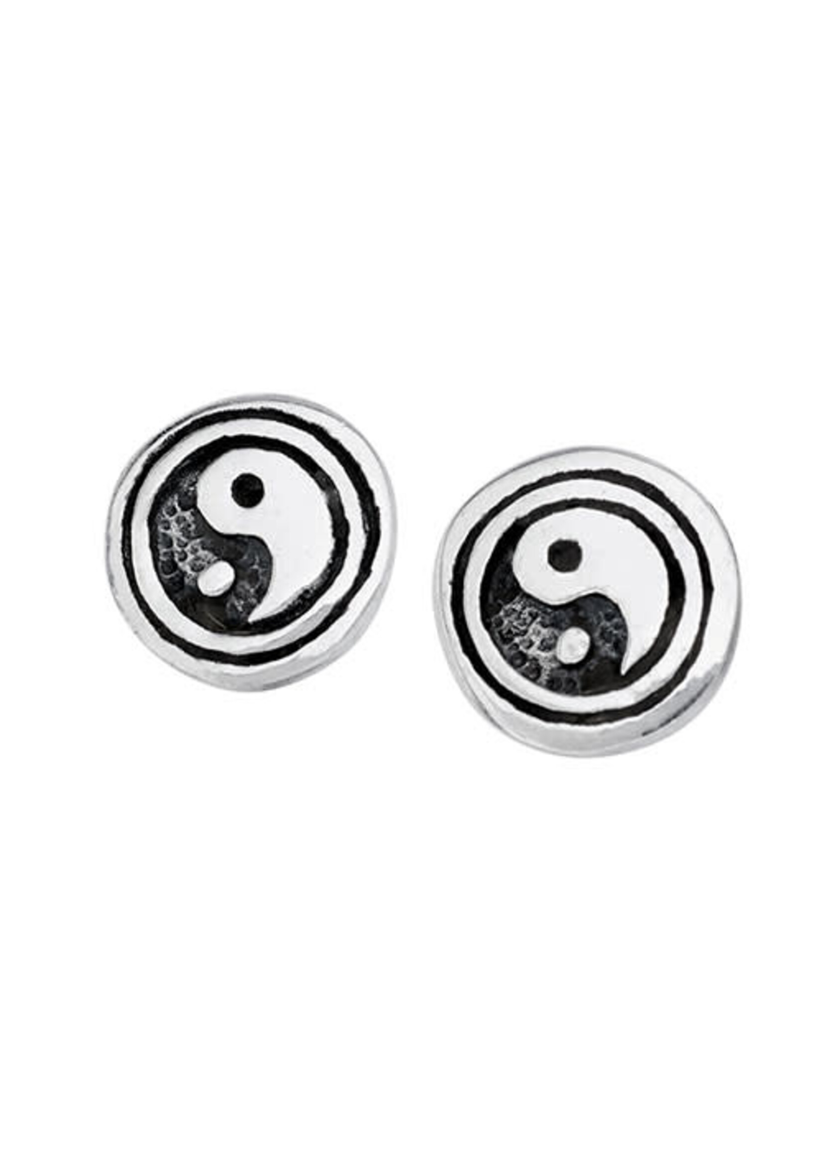 Yin Yang Stud Earrings