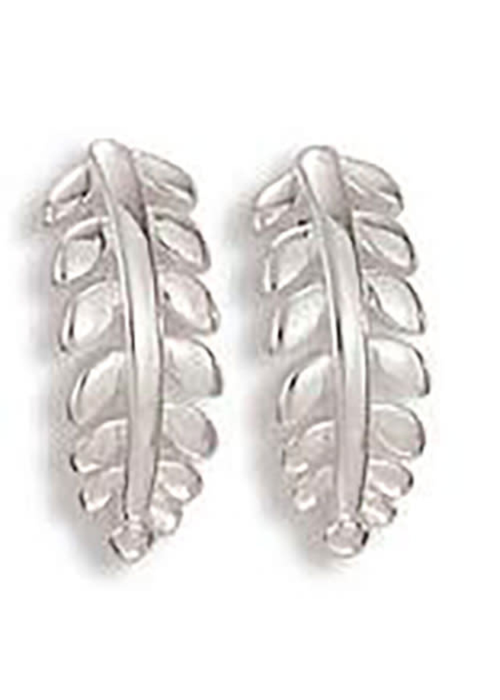 Earrings Fern Leaf Post SS