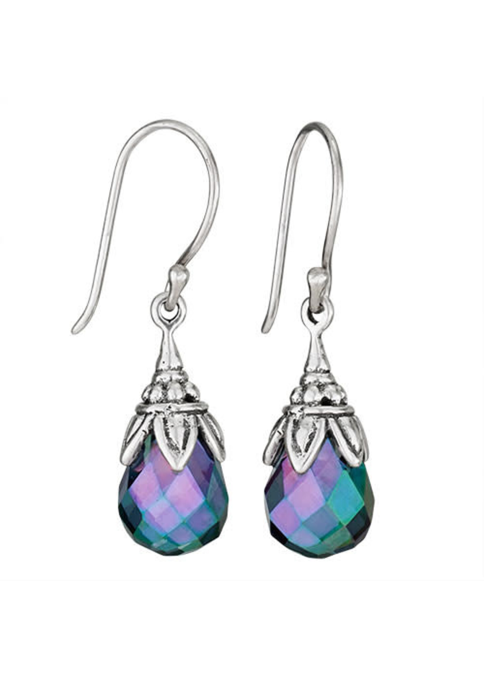 Earrings Facet Mystic Topaz Drop