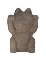 Volcanic Stone Maneki Neko Statue