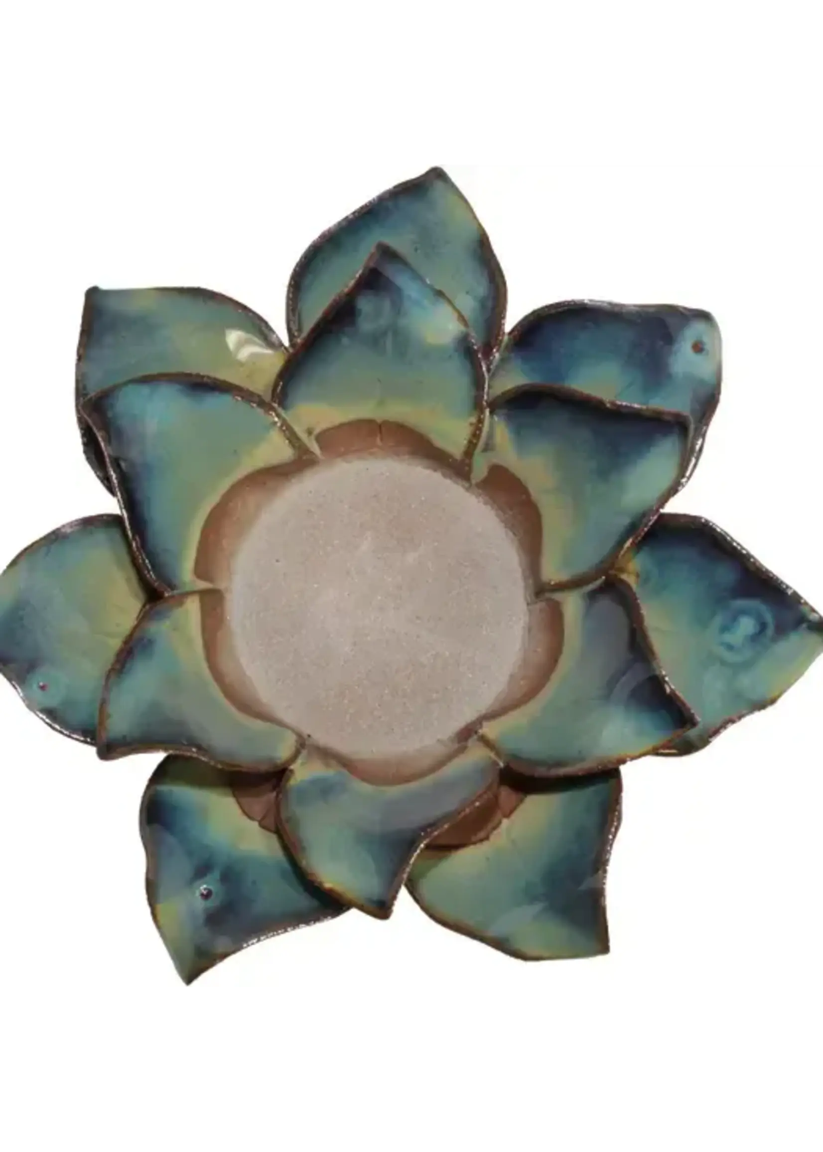 Ceramic Lotus Tea Light Holder