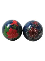Health Balls Cloisonne Peony