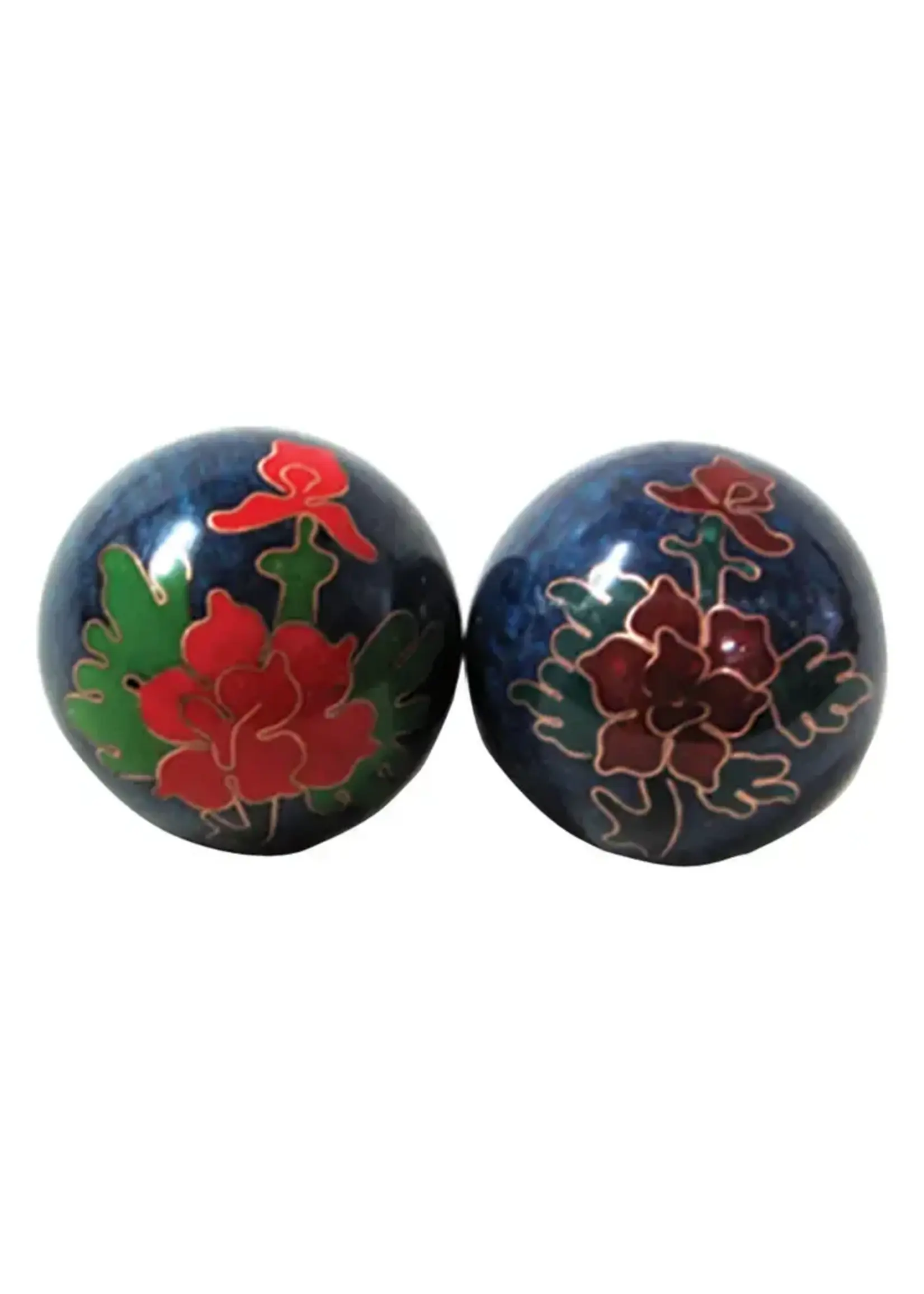 Health Balls Cloisonne Peony