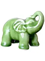 Ceramic Crackle Celdaon Elephant