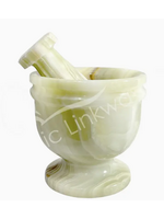 Mortar & Pestle Set Onyx Green 4"