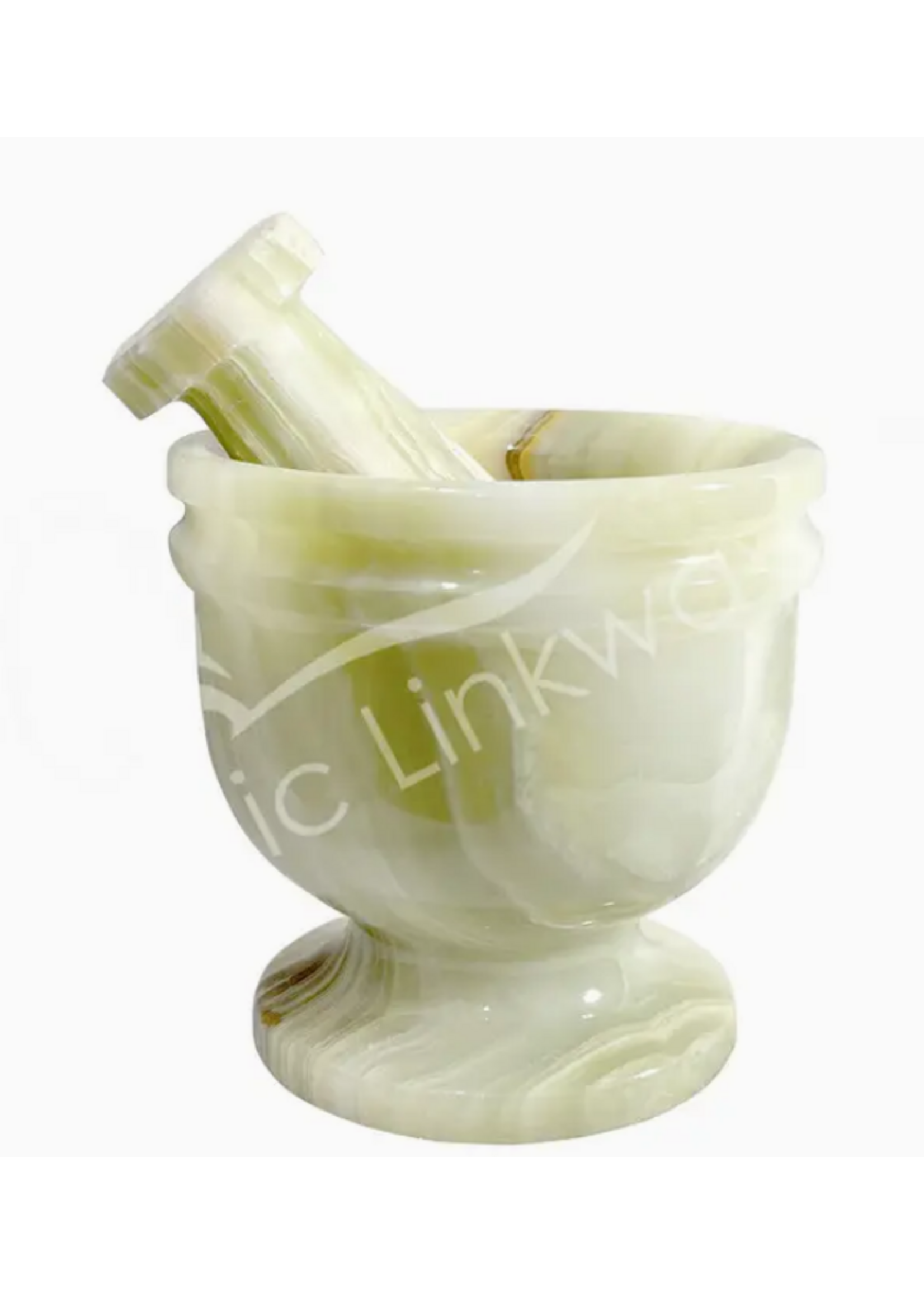 Mortar & Pestle Set Onyx Green 4"