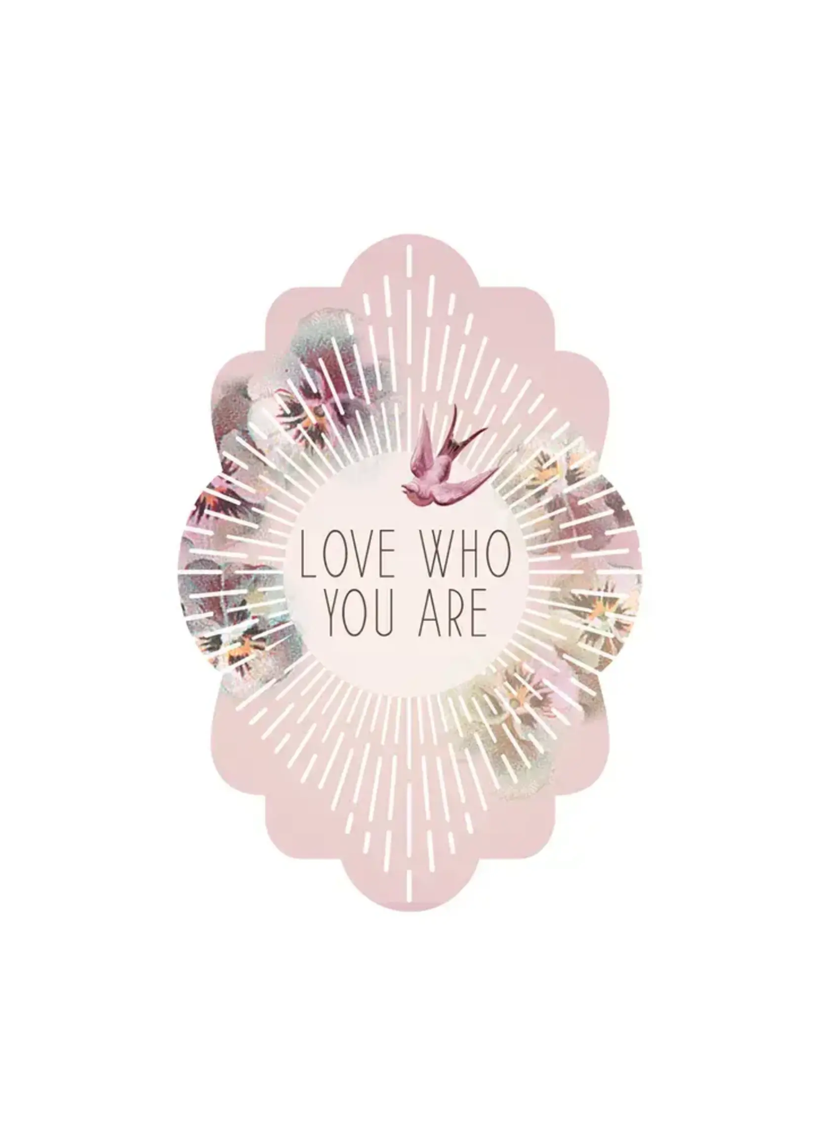 Sticker Glow Love Who You Are