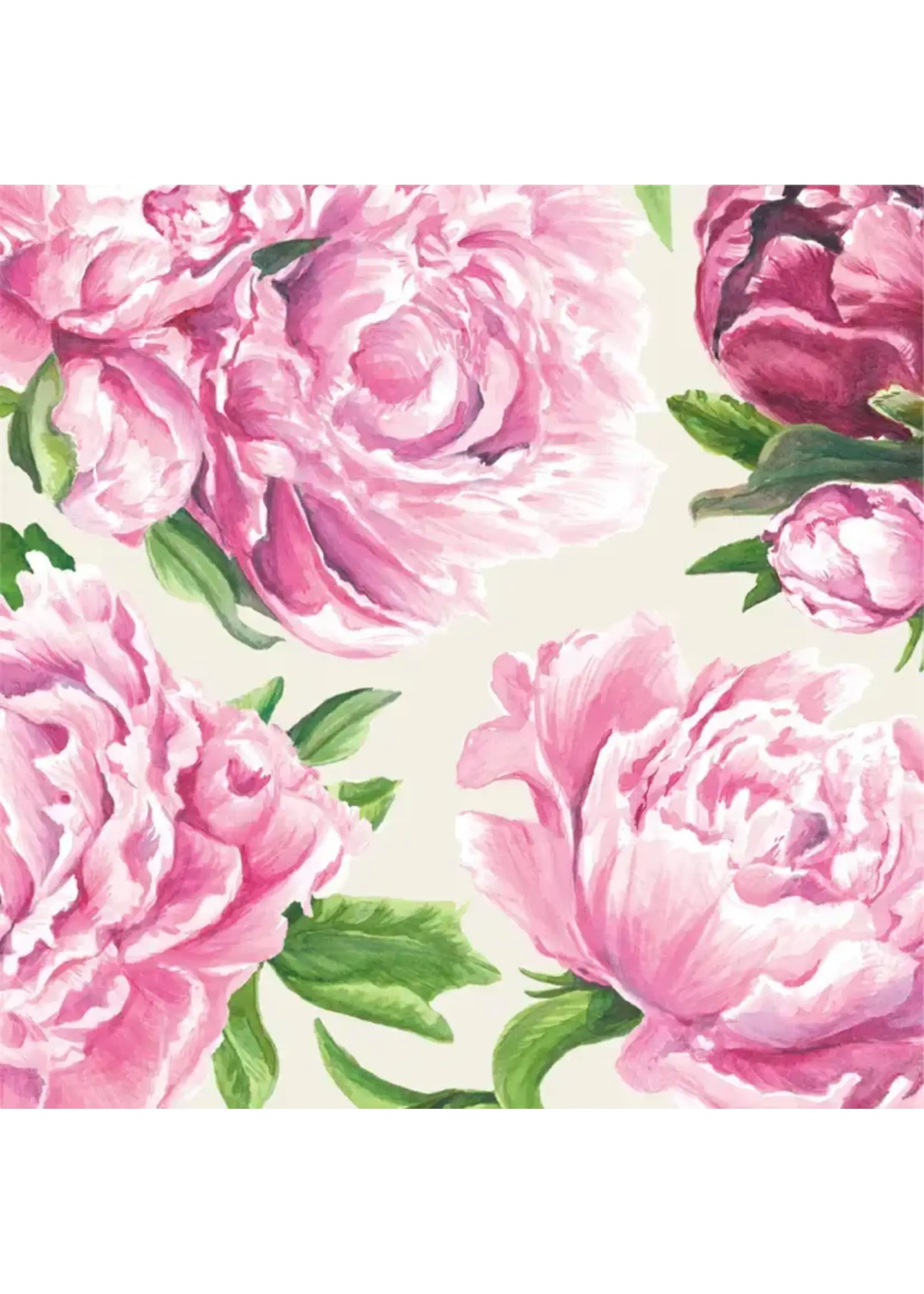 H&C Peony Cocktail Napkin 20ct