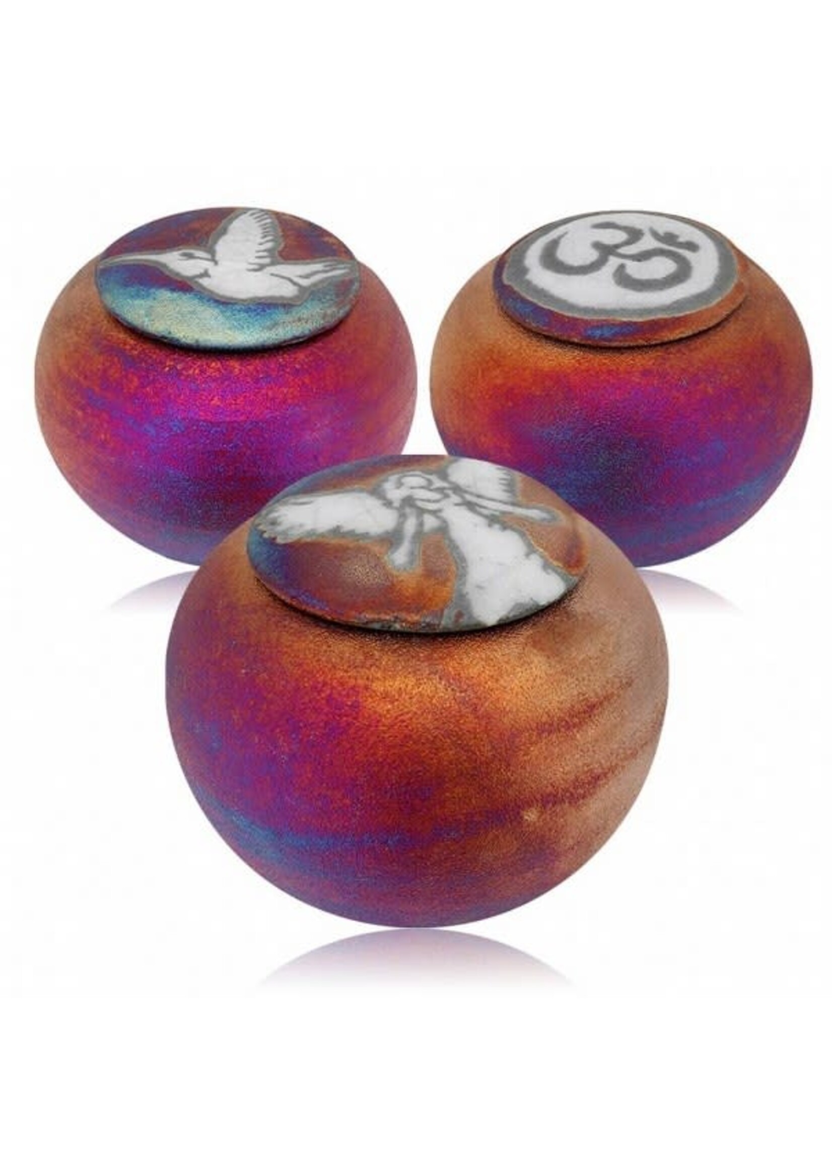 Raku Mini Dreamcatcher Jar Assorted Lids