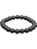Bracelet Crystal Energy Bead Stretch Hematite 8mm