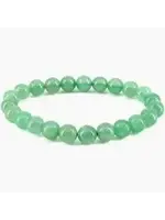 Bracelet Crystal Energy Bead Stretch Green Aventurine Stone of Opportunity 8mm