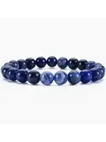 Bracelet Crystal Energy Bead Stretch Sodalite Stone of Truth 8mm