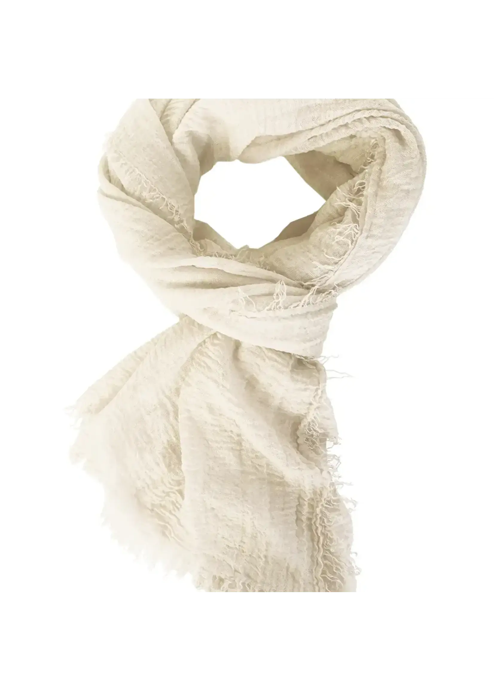 Rubyzaar Boho Scarf Cream