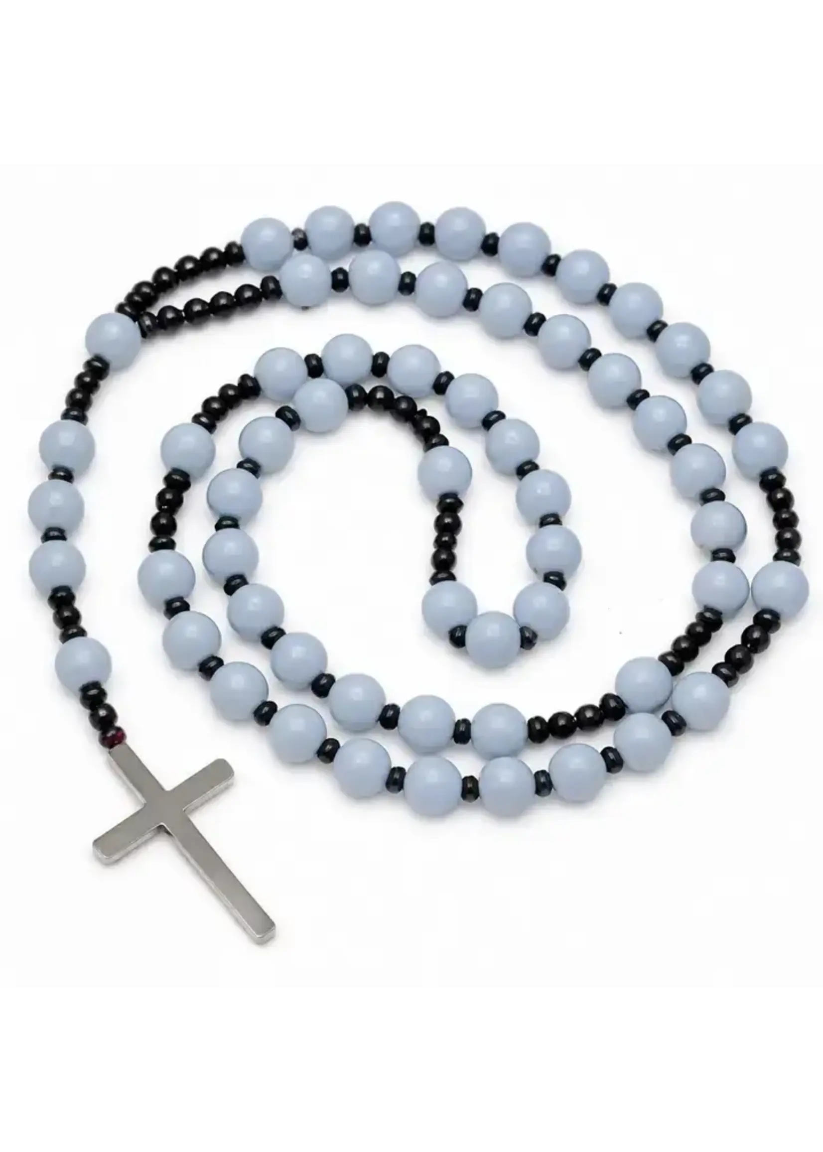 Rosary Prayer Beads Angelite 8mm