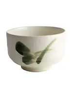 Bowl Matcha Ivory Green Brush 12oz