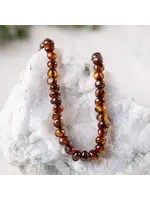 RBAmber Dark Cognac Baltic Amber Necklace 16"-20"