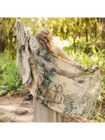 Scarf Earth & Sky Bohemian Bamboo Tree Print