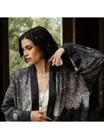 Kimono Cropped Stargazer Pixie Duster with Falling Stars