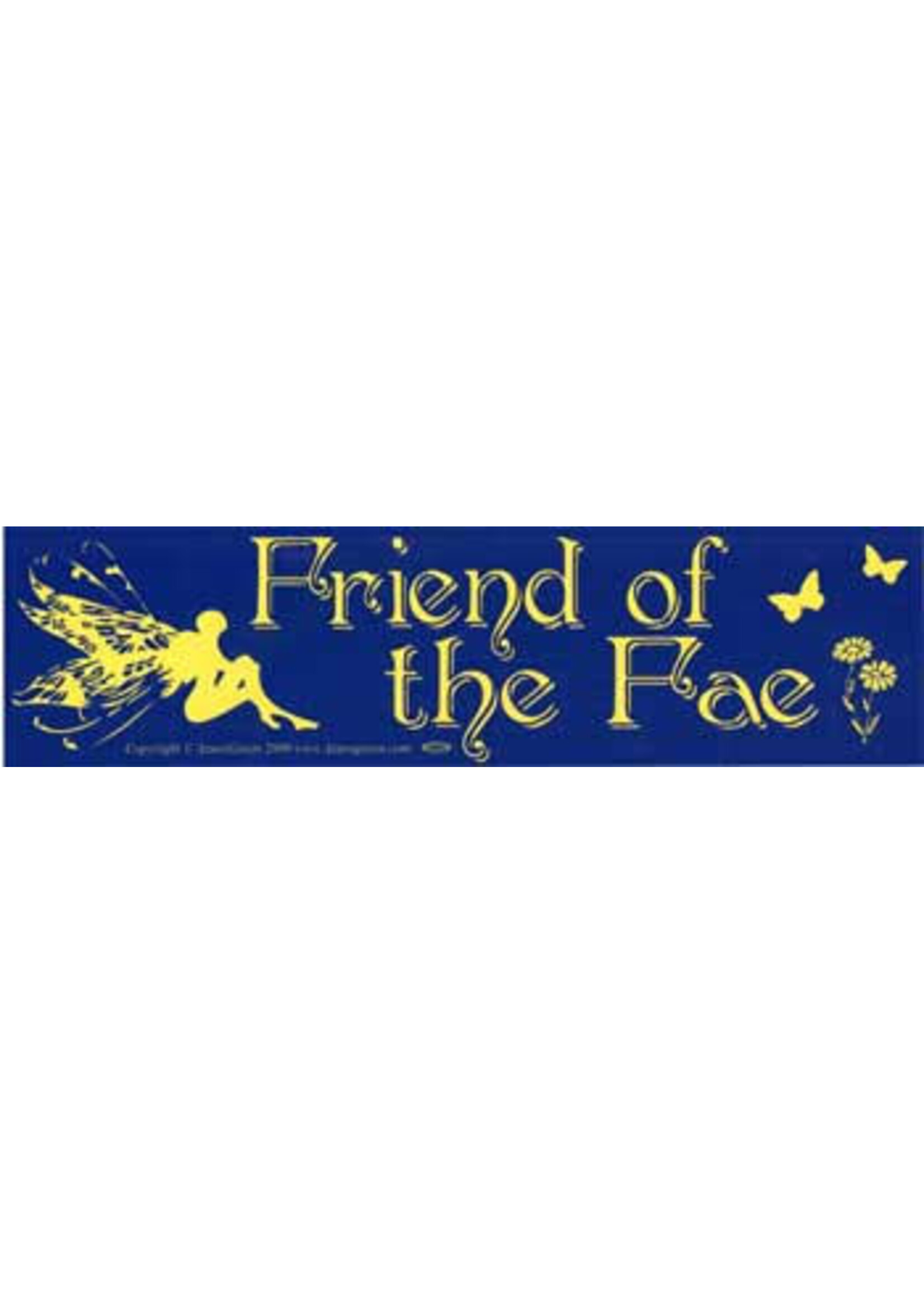 Bumper Sticker Friend Of The Fae