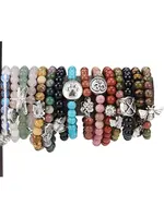 Bracelet Bead Fluorite Stone of Meditation Charm Silver