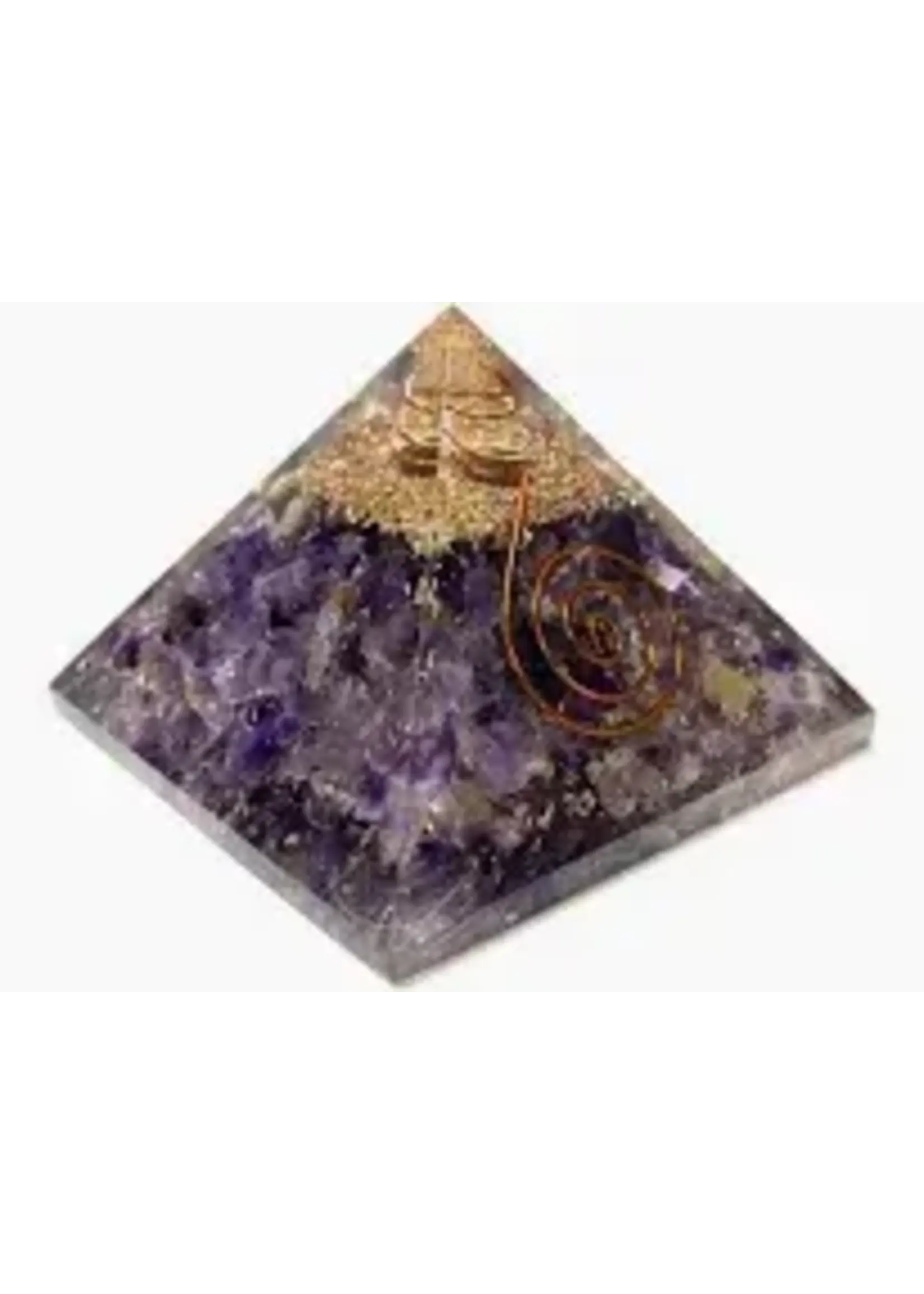 Orgonite Amethyst Pyramid