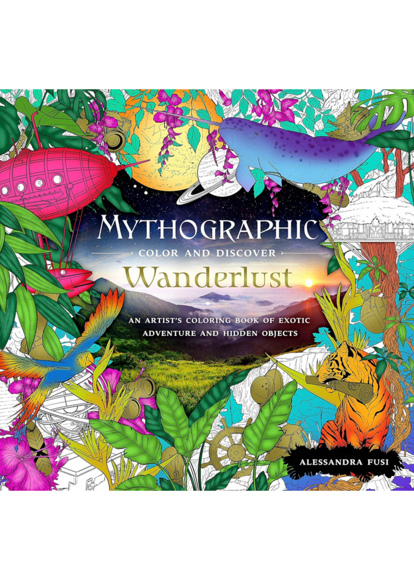 Mythographic Wanderlust Coloring Book
