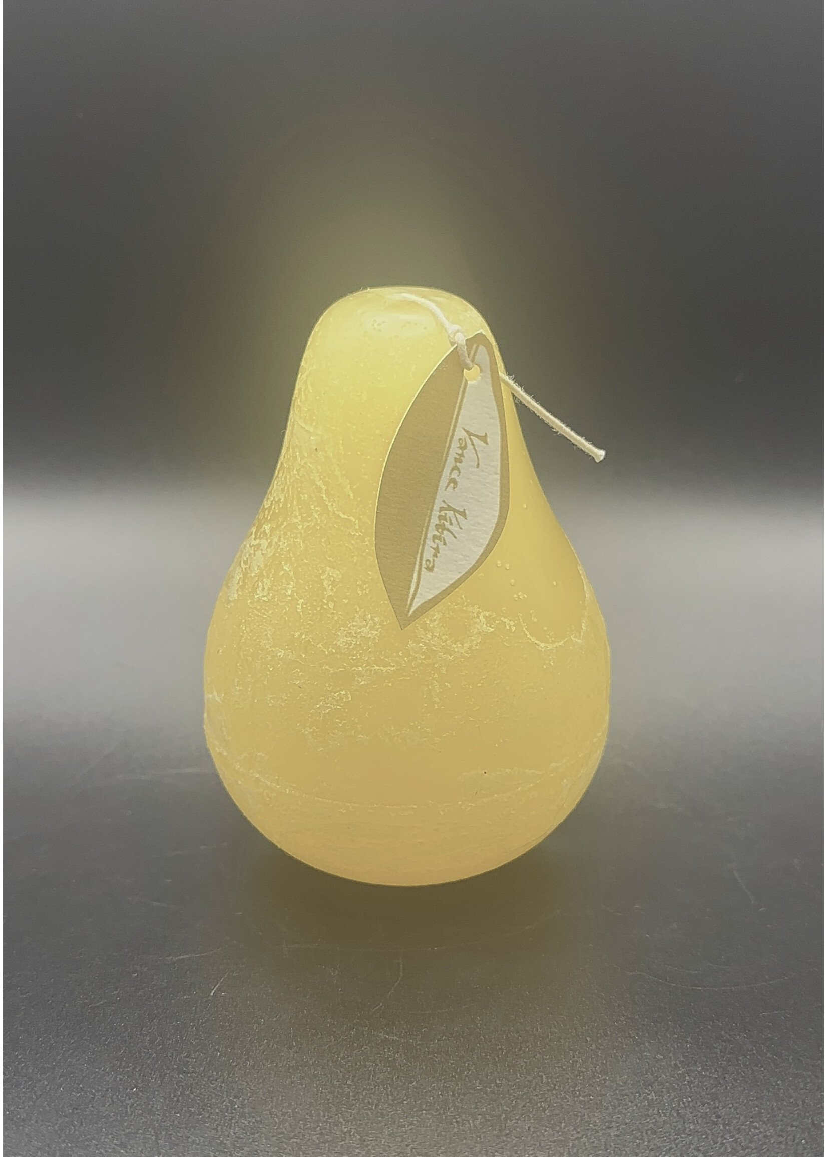 Candle Pear Pale Yellow Timber