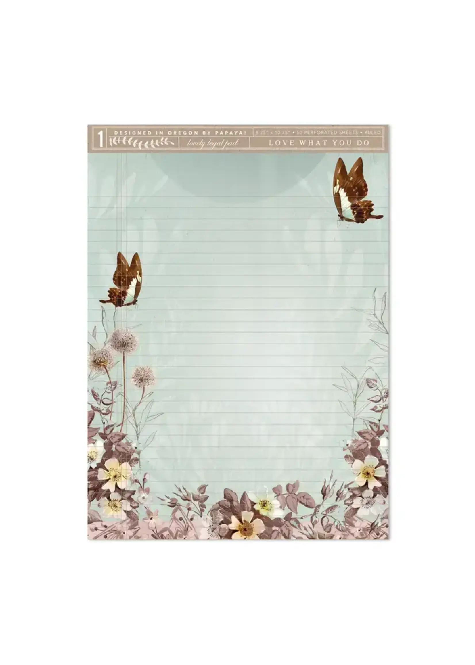 Papaya Legal Pad One Day