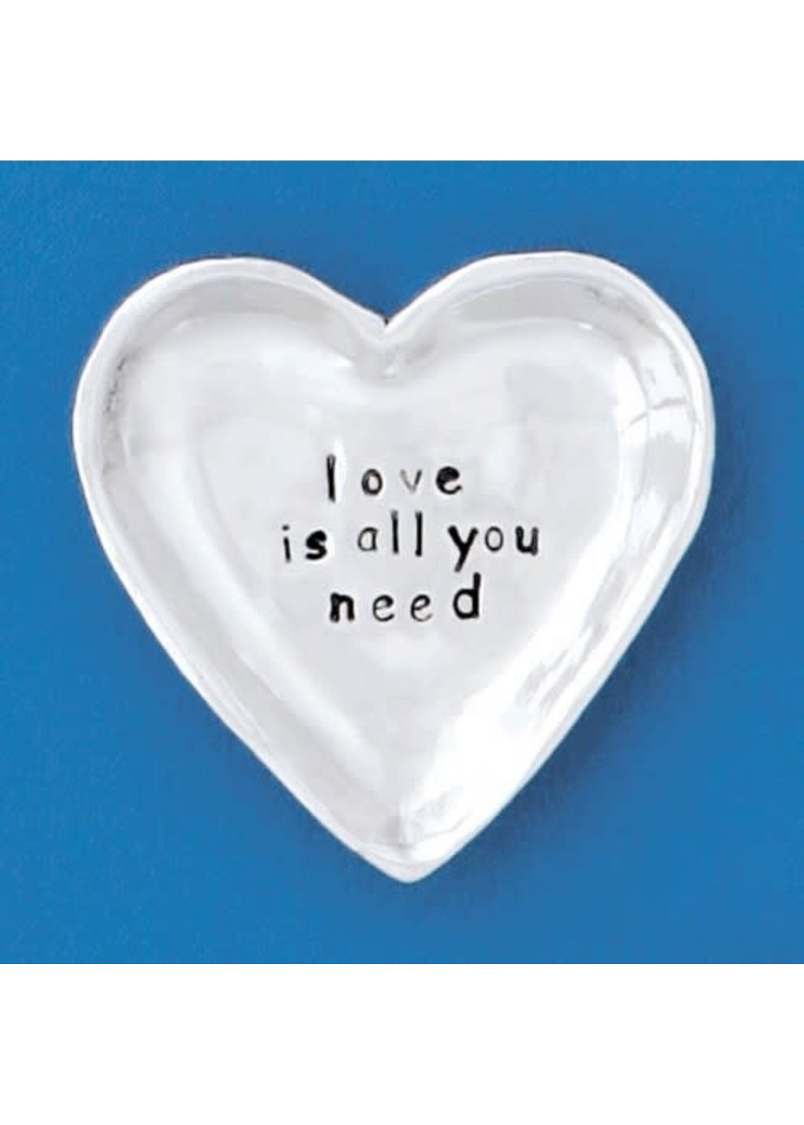 Charm Bowl Heart Pewter Love Is All You Need