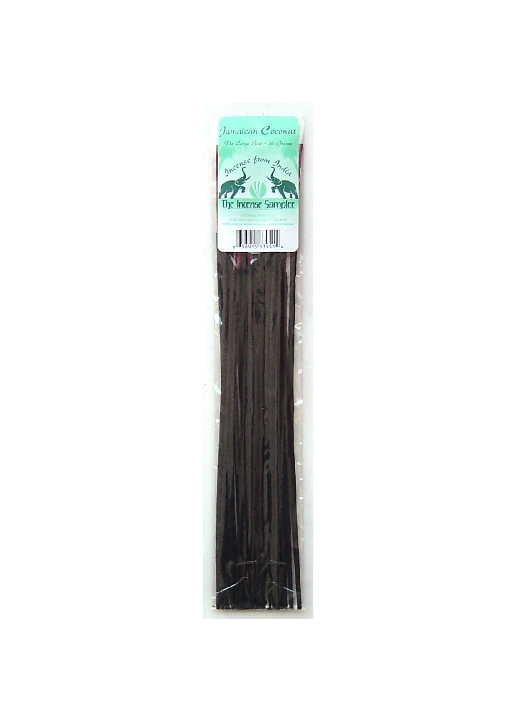 The Incense Sampler Incense Sticks Large Pack Jamacian Coconut 26 grams