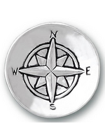 Charm Bowl Pewter Compass