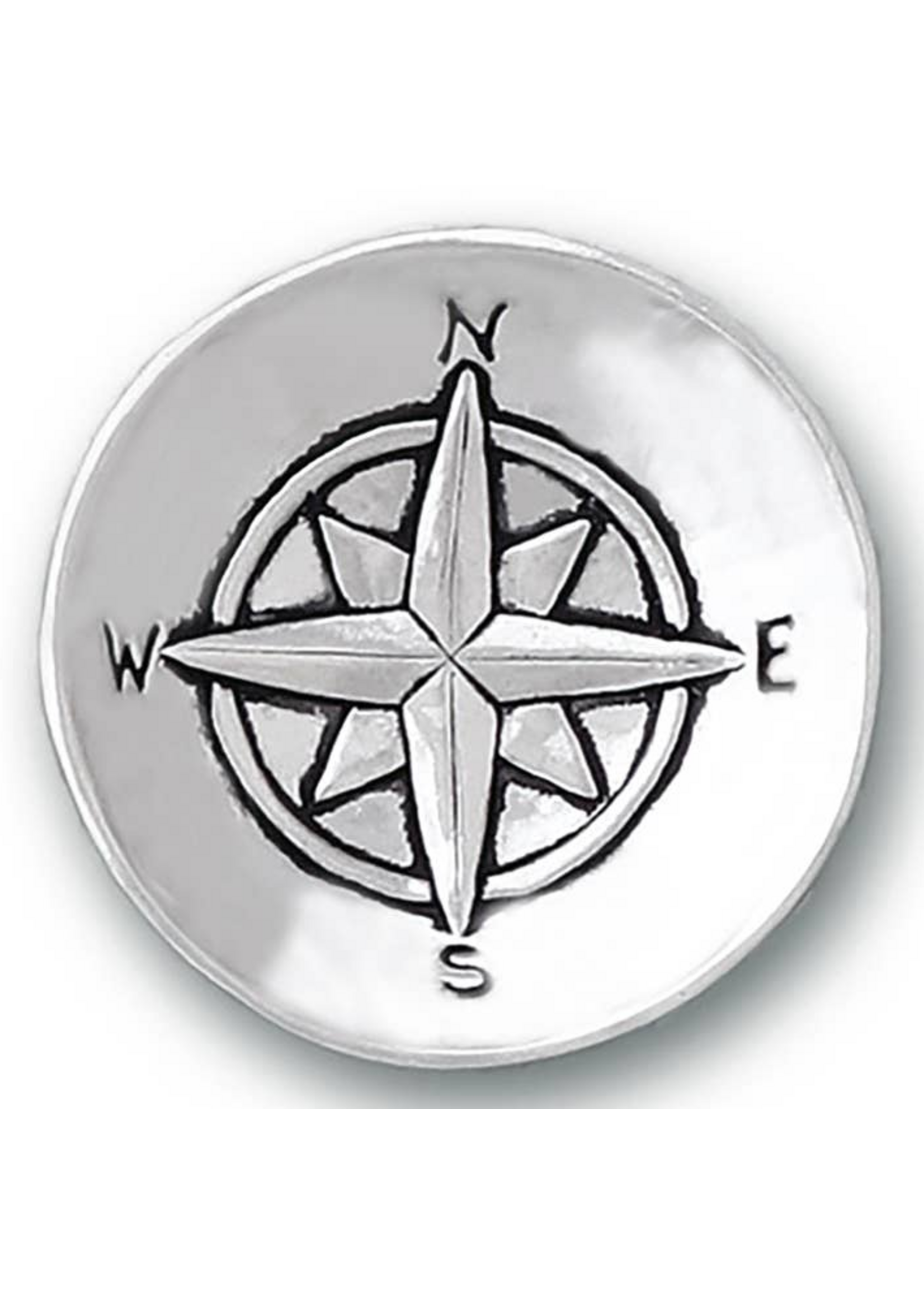 Charm Bowl Pewter Compass