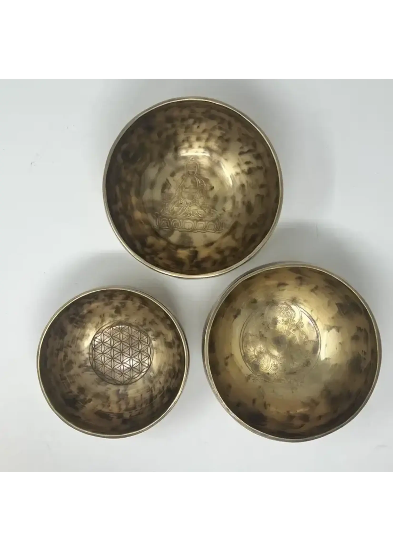 Serenity Tibet Hand Hammered Etched 5.5"D