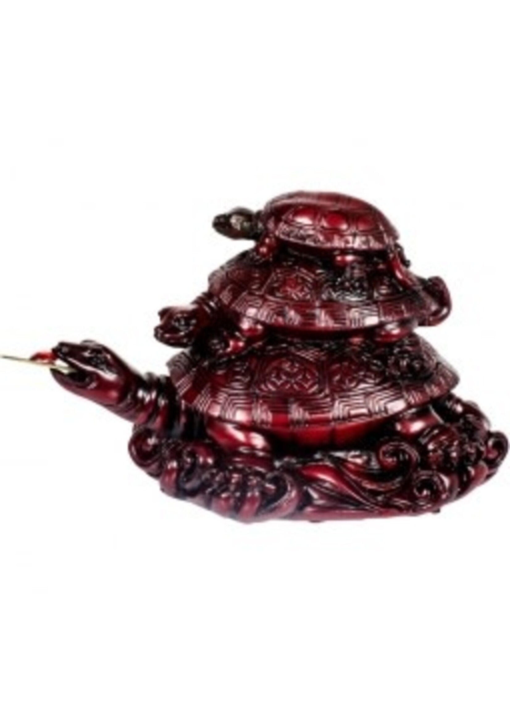 Triple Turtle Protection Statue