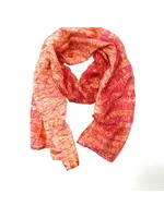 Shibori Silk Scarf