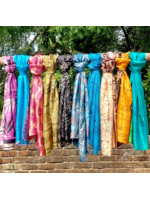 Scarf Up-Cycled Silk Sari
