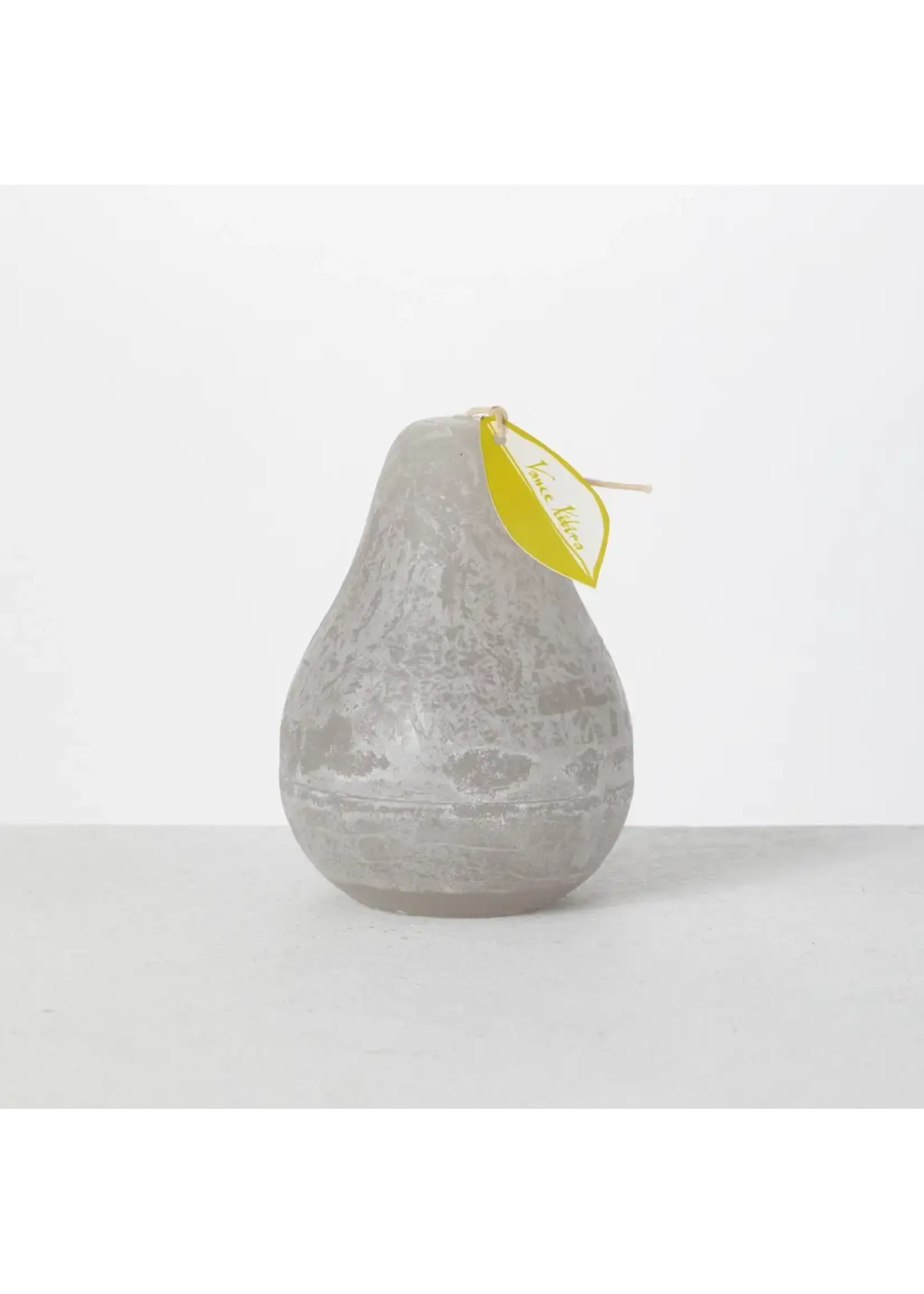 Candle Pear Dove Gray Timber