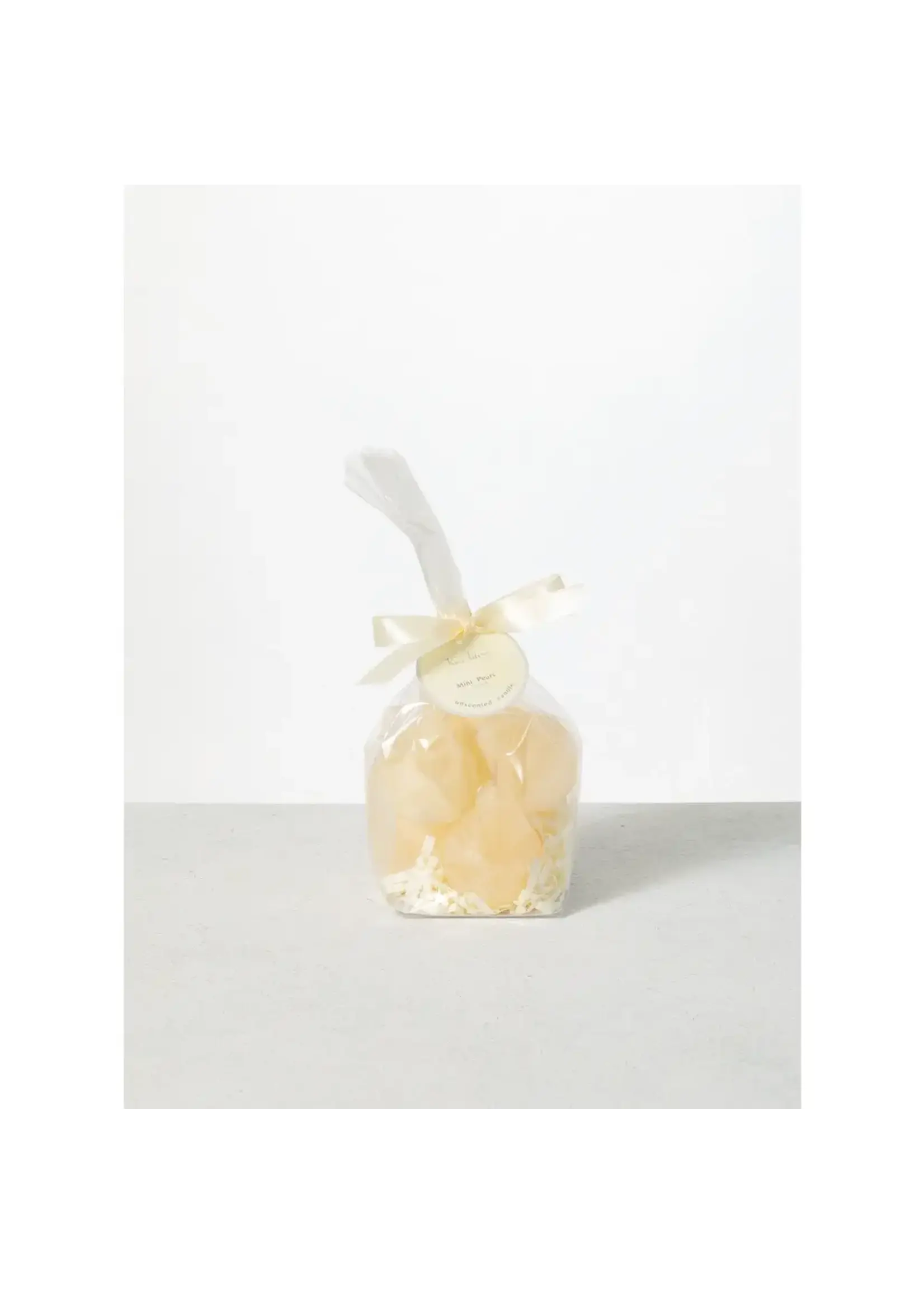 Candle Pear Melon White Mini Timber set of 6