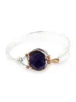 Aquarius Amethyst Cuff