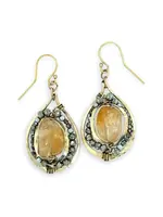 Reverb Citrine Earrings