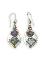 Crescent Abalone Earrings