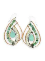 Chrysoprase Drop Earrings