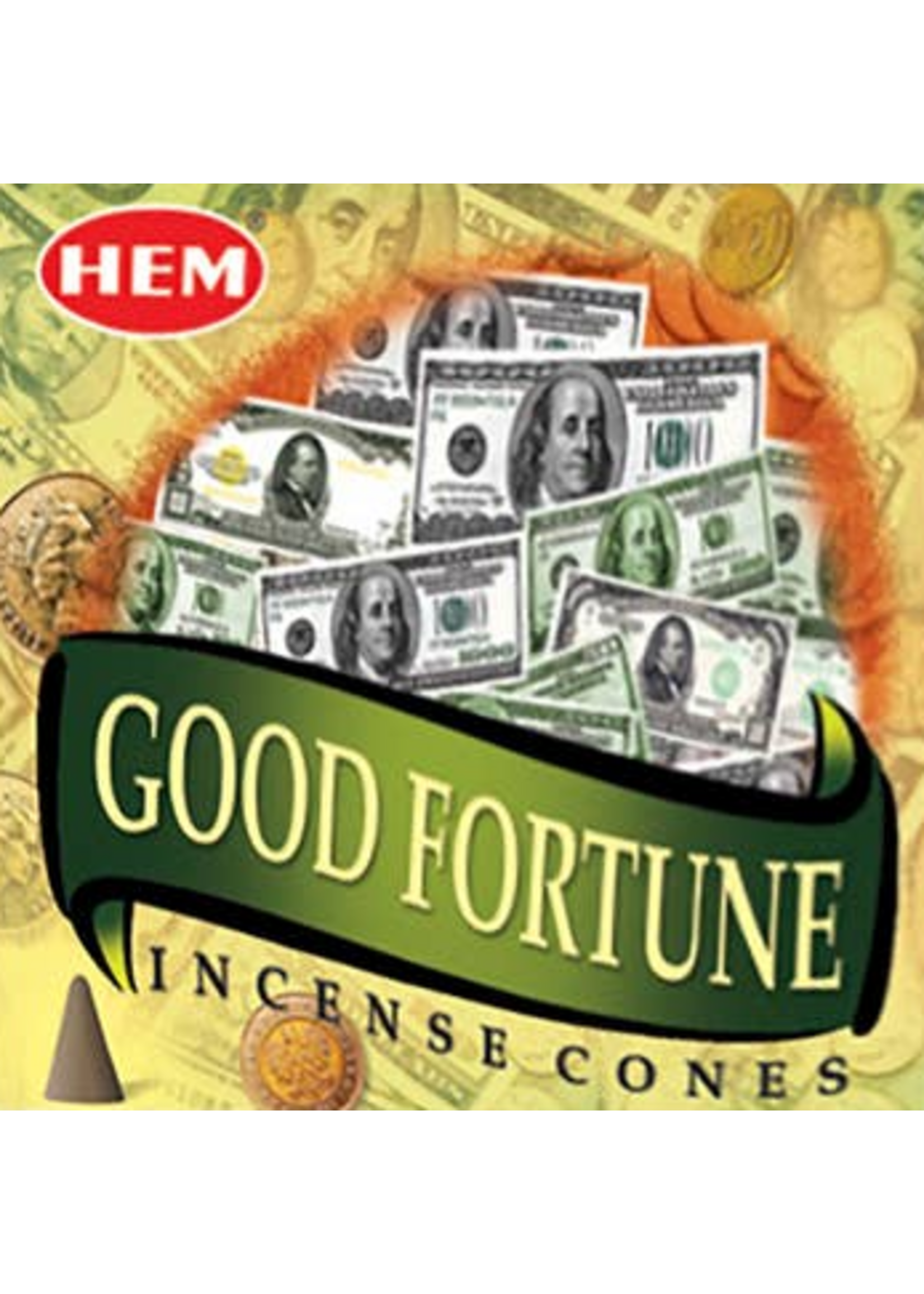 Hem Incense Cone - Good Fortune