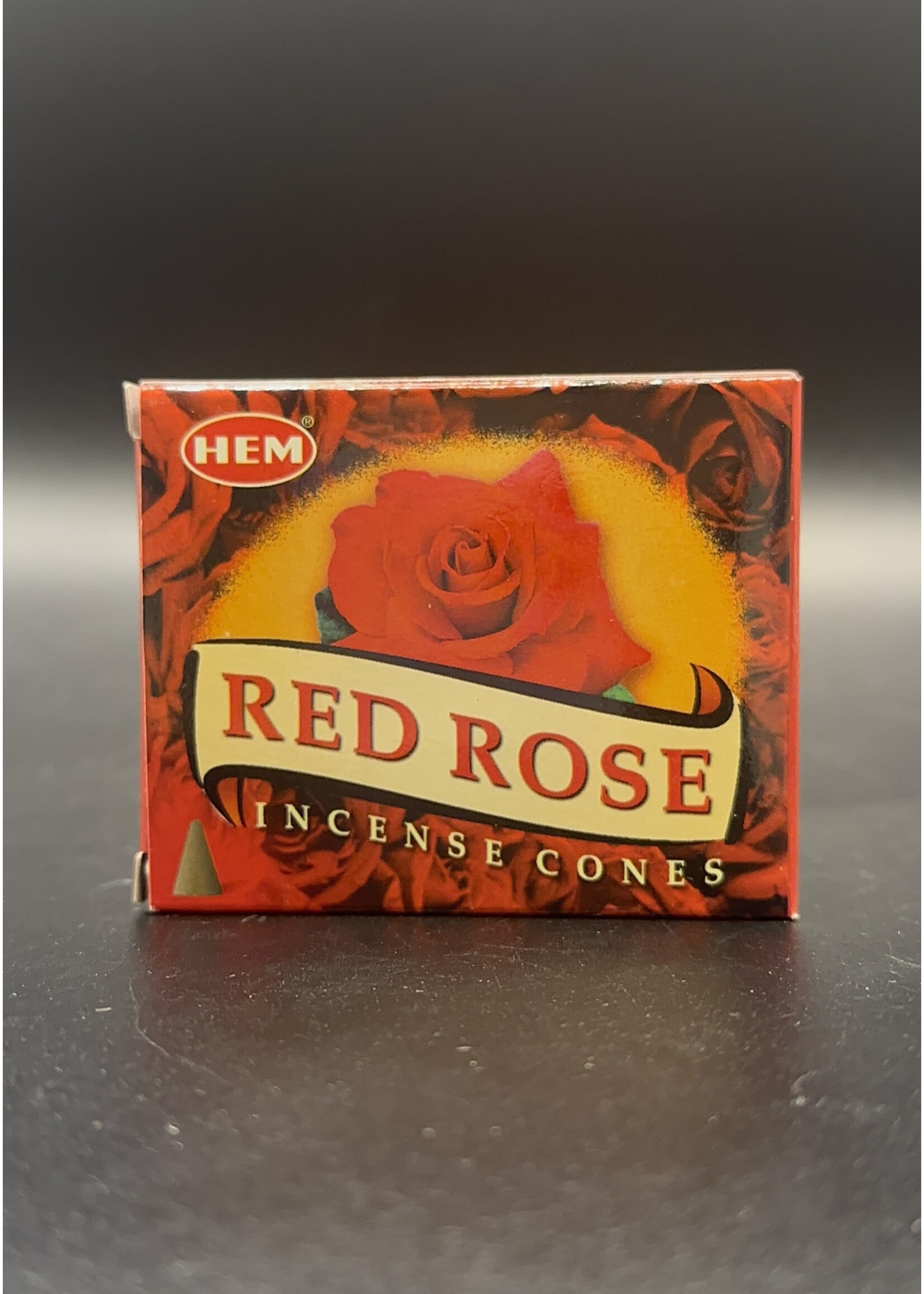 Hem Incense Cone - Red Rose 10 cones